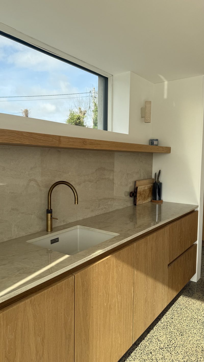 Bespoke contemporary kitchen detail